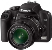 Продам зеркальный фотоаппарат (на гарантии) Canon EOS 1000D 18-55