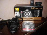 Продам Nikon D60 kit в идеальном состоянии