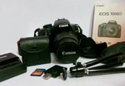 Продам Canon 1000D EF-S 18-55 mm. kit + 3 фильтра+ бленда + монопод + 