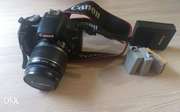 Canon EOS 500D Kit 18-55mm IS II + защитный фильтр.