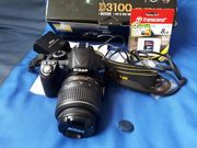Nikon D3100 + 18-55 Nikor + Сумка + 8гб карта